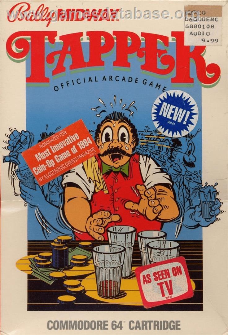 Tapper - Commodore 64 - Artwork - Box