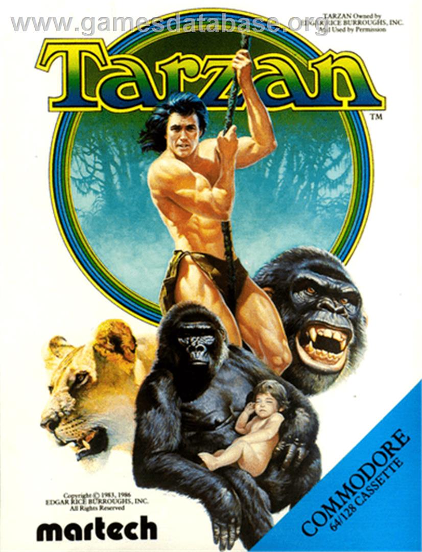 Tarzan - Commodore 64 - Artwork - Box