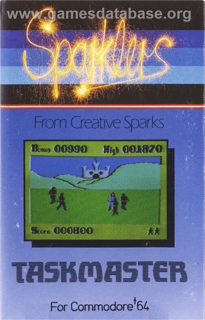 Taskmaster - Commodore 64 - Artwork - Box
