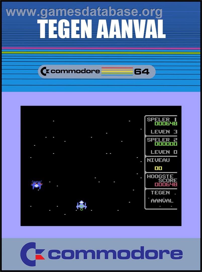 Tegen Aanval - Commodore 64 - Artwork - Box