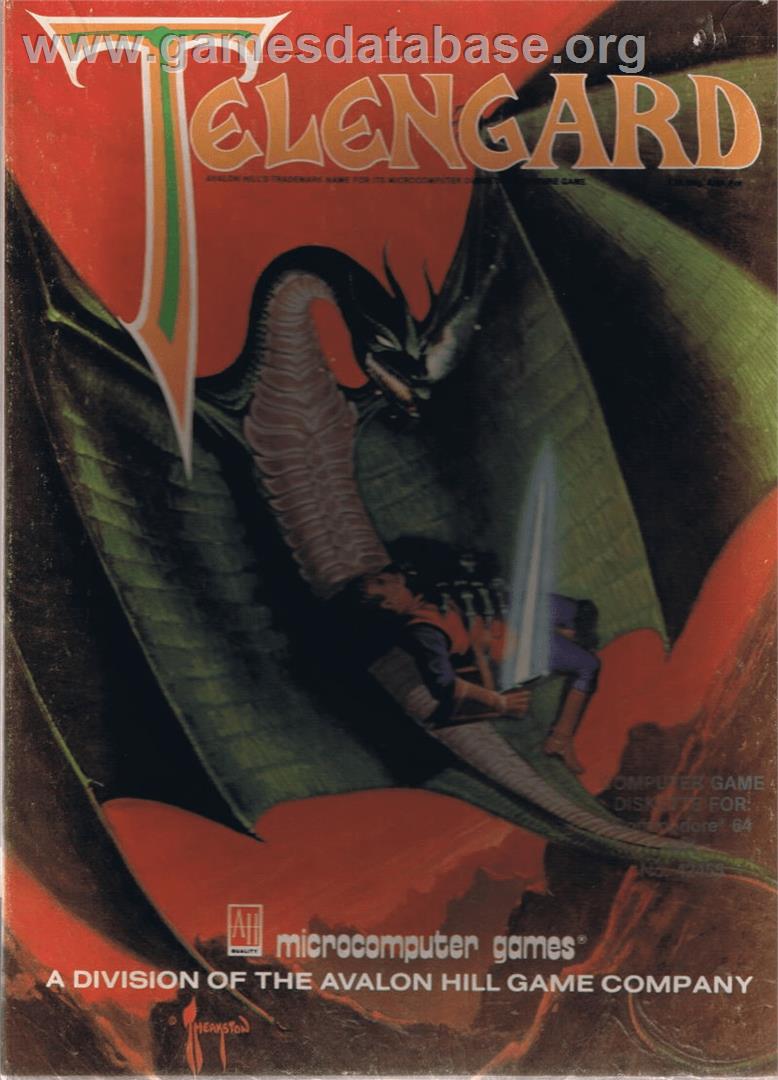 Telengard - Commodore 64 - Artwork - Box