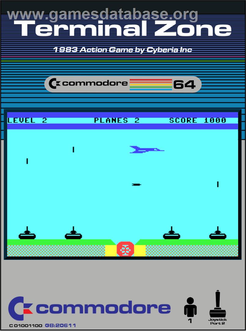 Terminal Zone - Commodore 64 - Artwork - Box