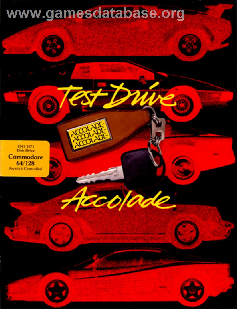 Test Drive - Commodore 64 - Artwork - Box