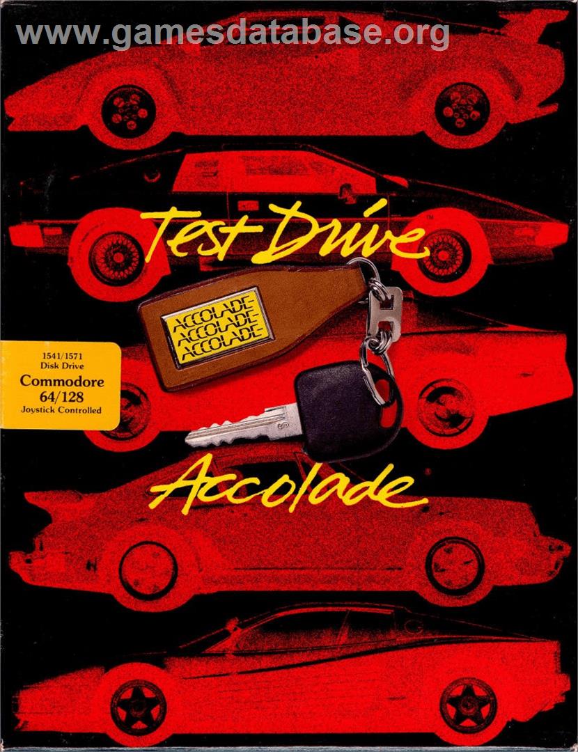 Test Drive - Commodore 64 - Artwork - Box