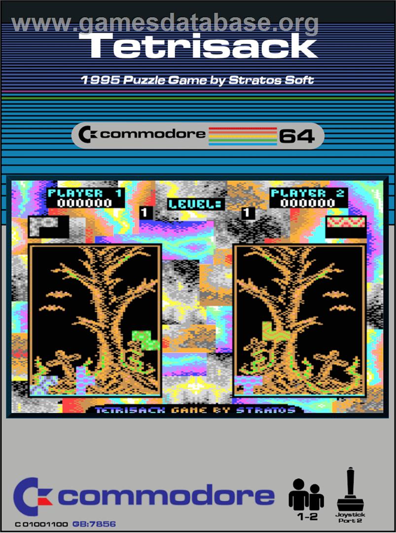 Tetrisack - Commodore 64 - Artwork - Box