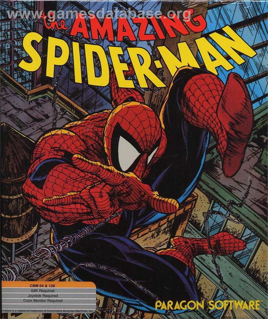 The Amazing Spider-Man - Commodore 64 - Artwork - Box