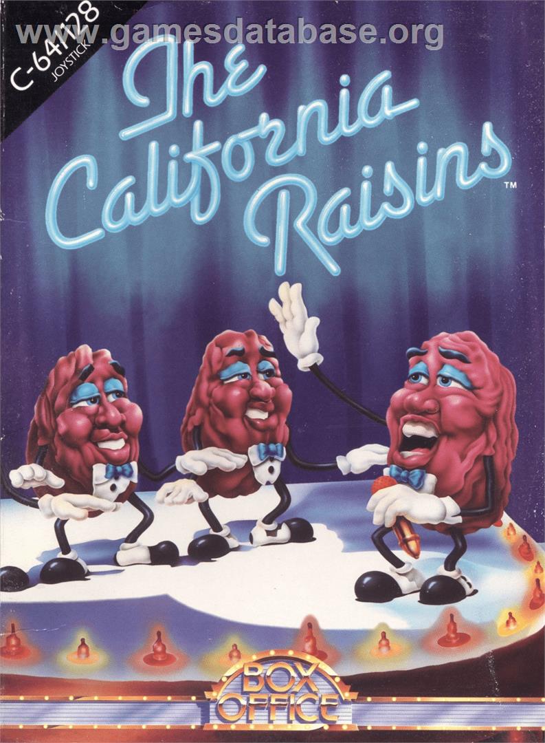 The California Raisins - Commodore 64 - Artwork - Box
