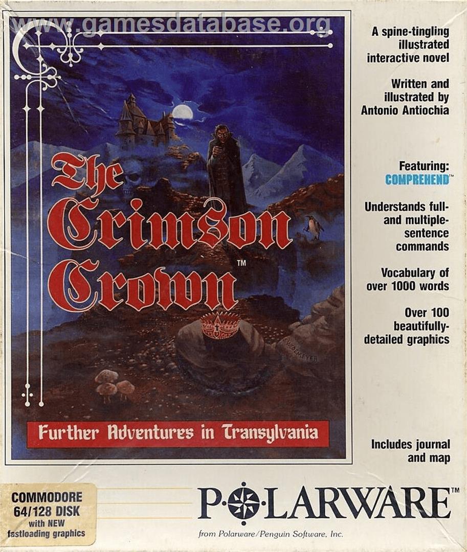 The Crimson Crown - Commodore 64 - Artwork - Box