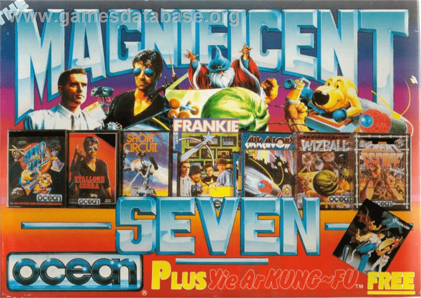 The Magnificent Seven - Commodore 64 - Artwork - Box