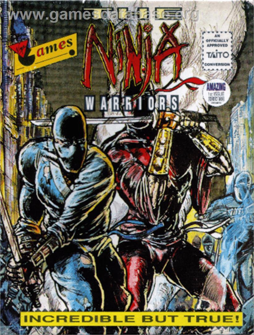 The Ninja Warriors - Commodore 64 - Artwork - Box
