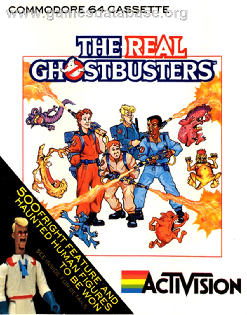 The Real Ghostbusters - Commodore 64 - Artwork - Box