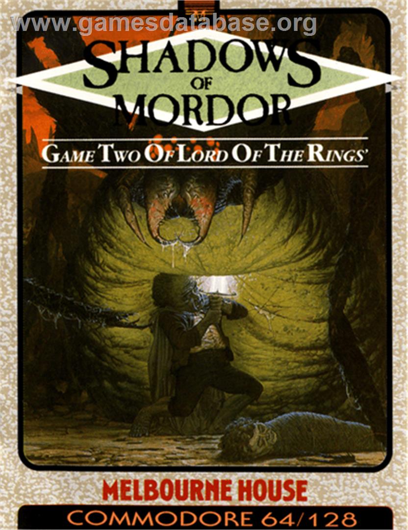 The Shadows of Mordor - Commodore 64 - Artwork - Box