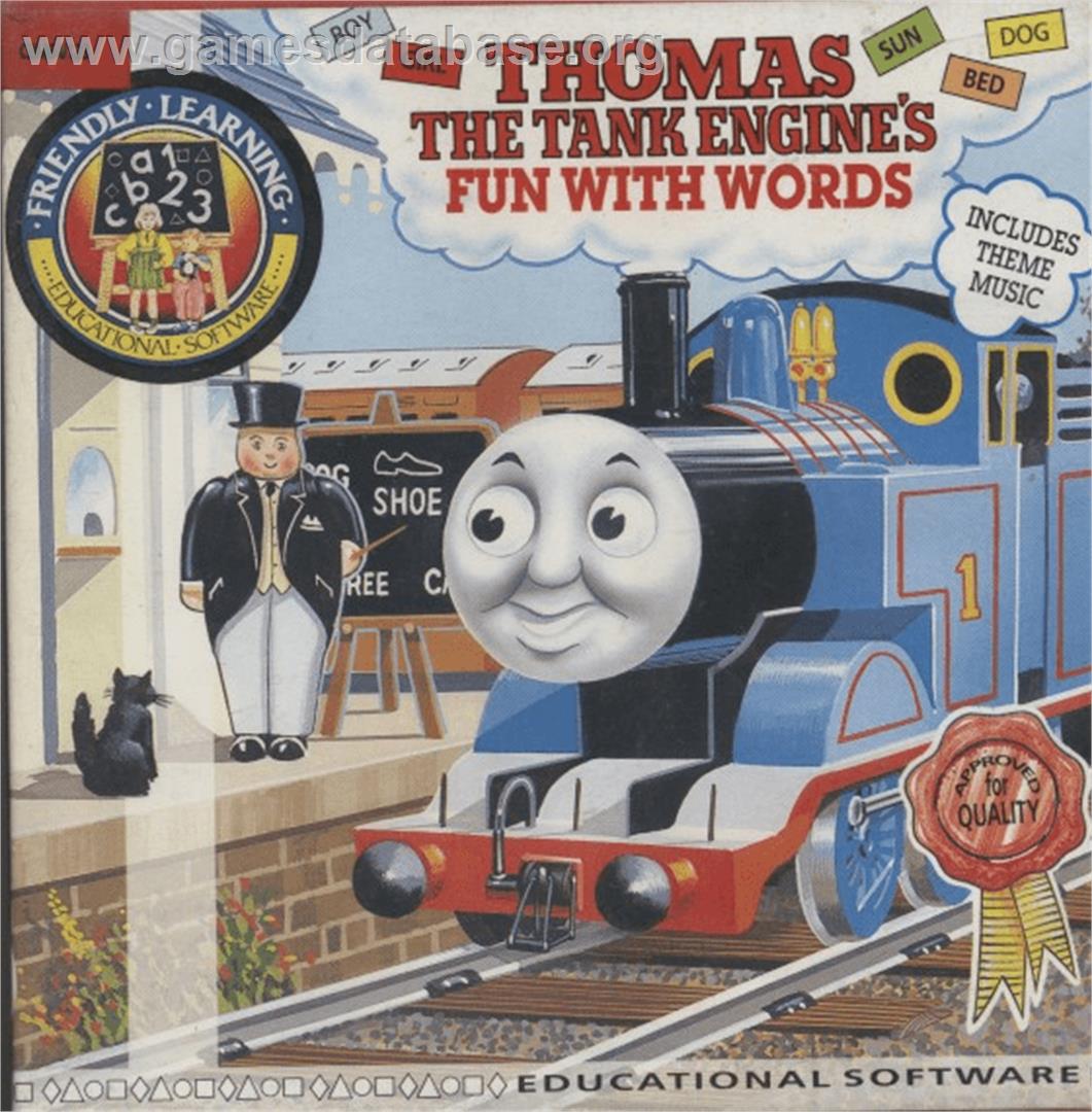 Thomas The Tank Engine's Fun With Words - Commodore 64 - Artwork - Box