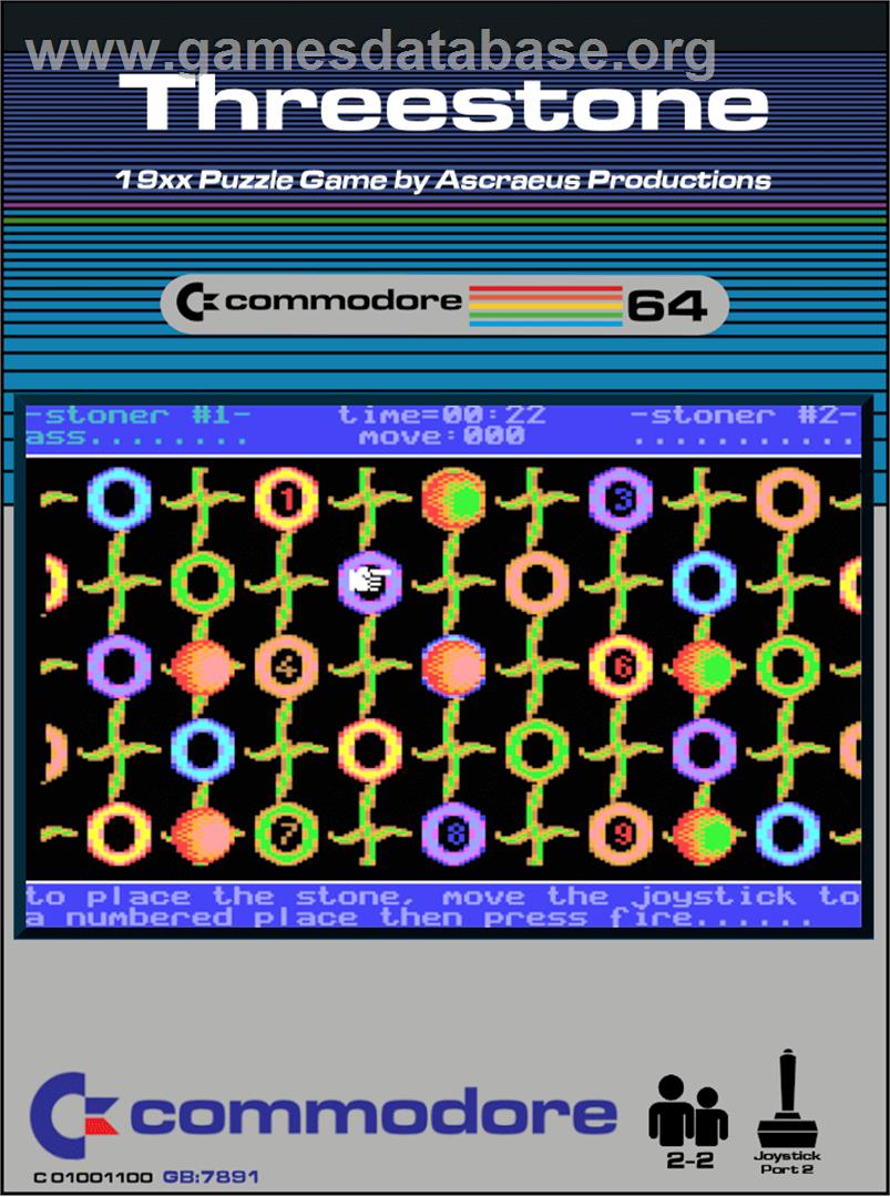 Threestone - Commodore 64 - Artwork - Box
