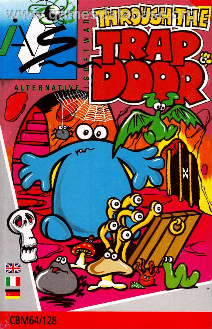 Through The Trap Door - Commodore 64 - Artwork - Box