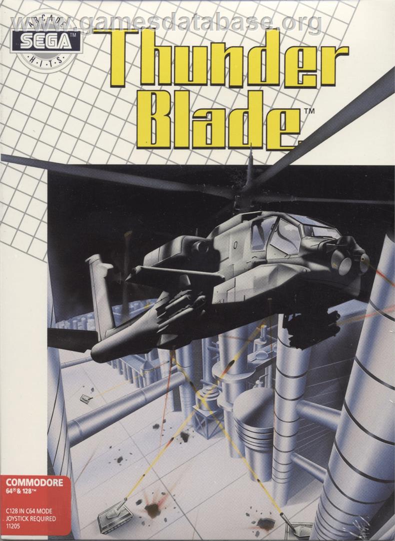 Thunder Blade - Commodore 64 - Artwork - Box