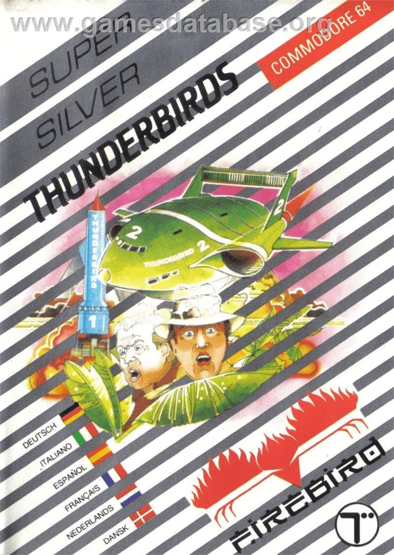 Thunderbirds (Firebird) - Commodore 64 - Artwork - Box