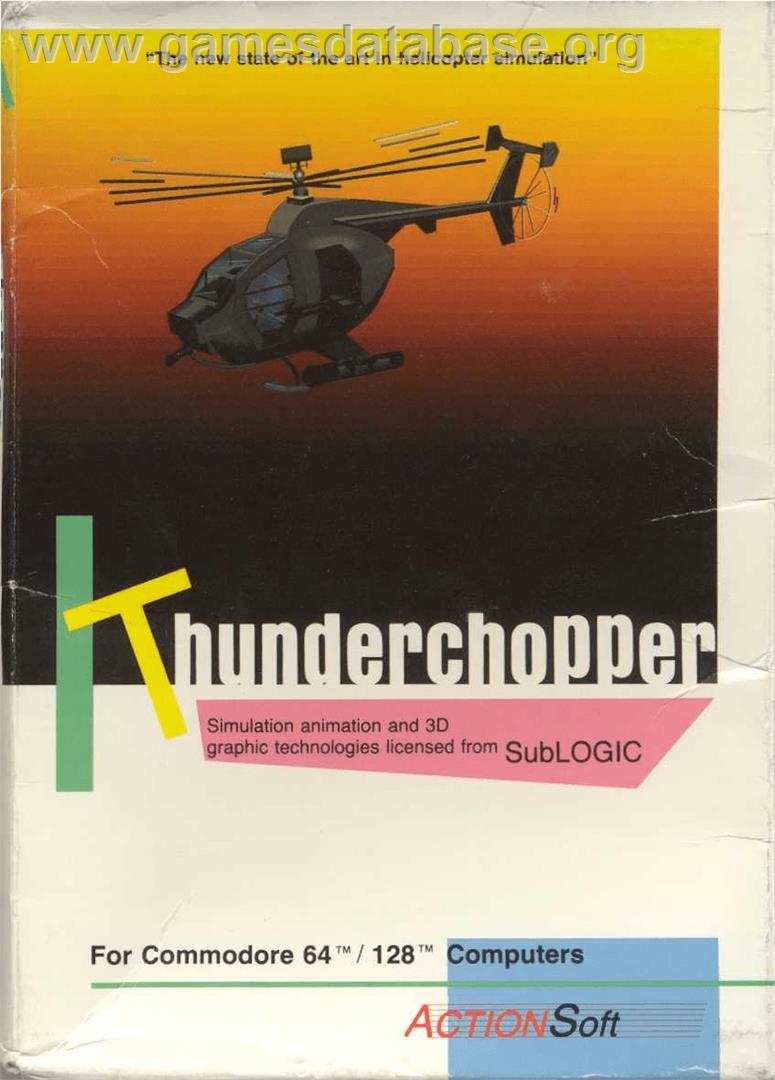 Thunderchopper - Commodore 64 - Artwork - Box