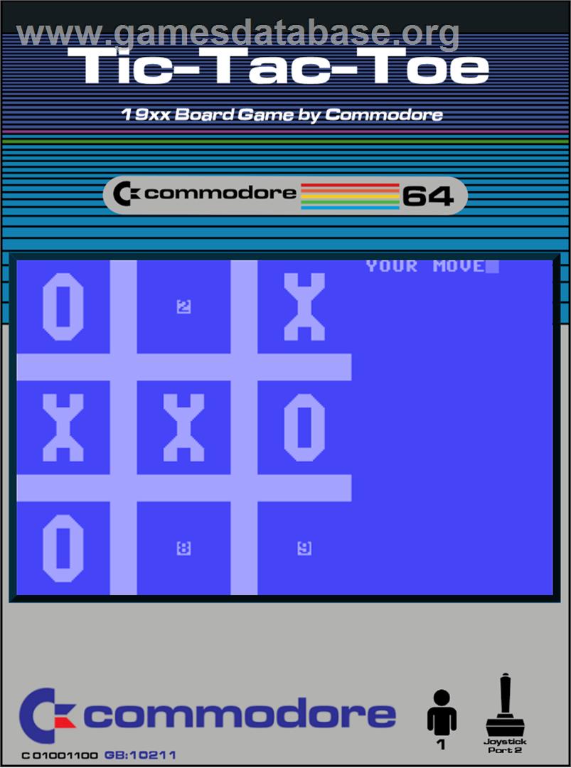 Tic-tac-toe - Commodore 64 - Artwork - Box