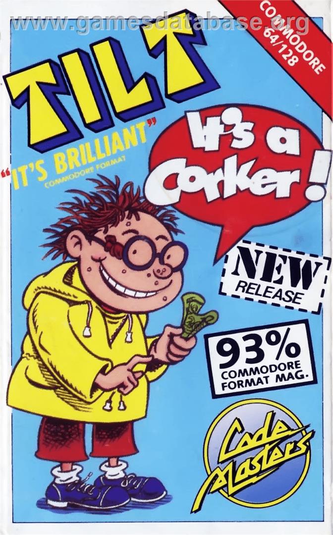 Tilt (Codemasters) - Commodore 64 - Artwork - Box