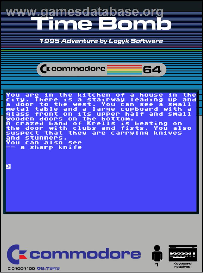 Time Bomb - Commodore 64 - Artwork - Box