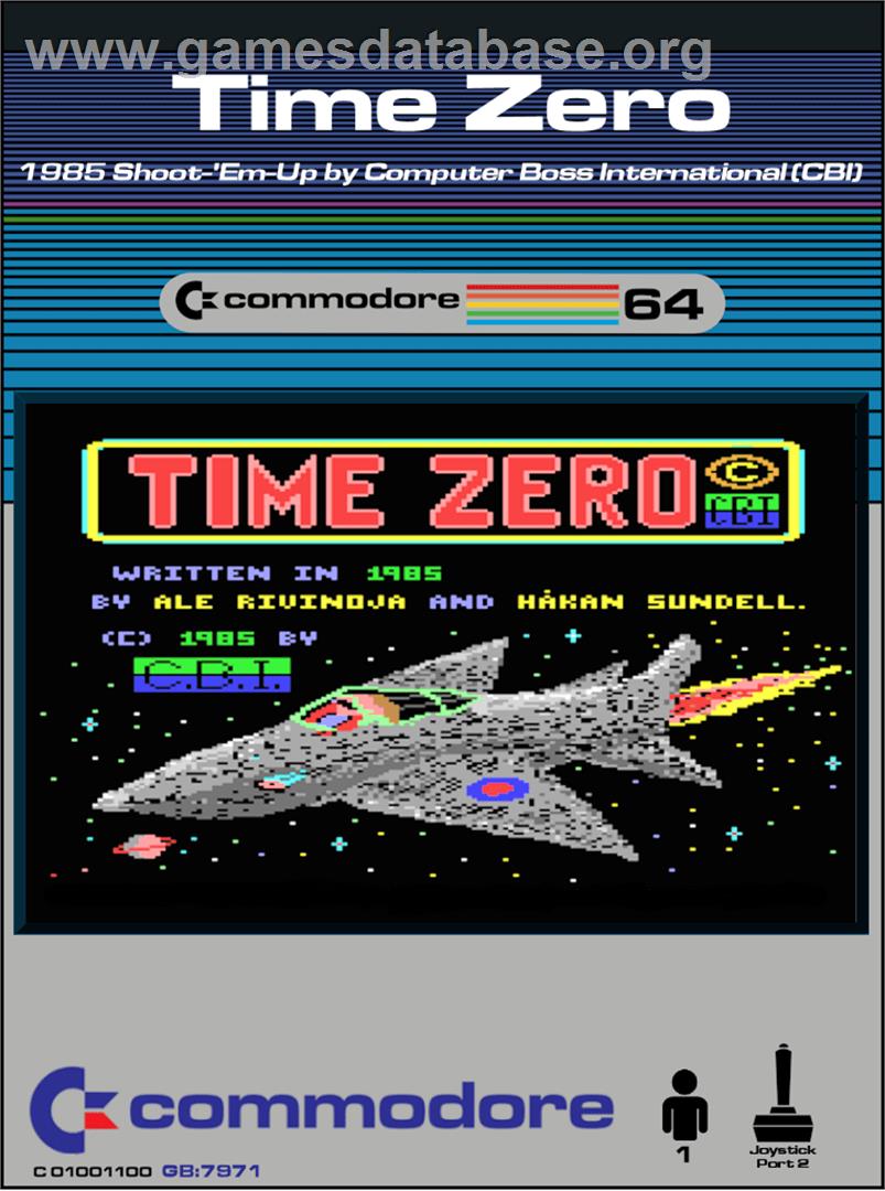 Time Zero - Commodore 64 - Artwork - Box