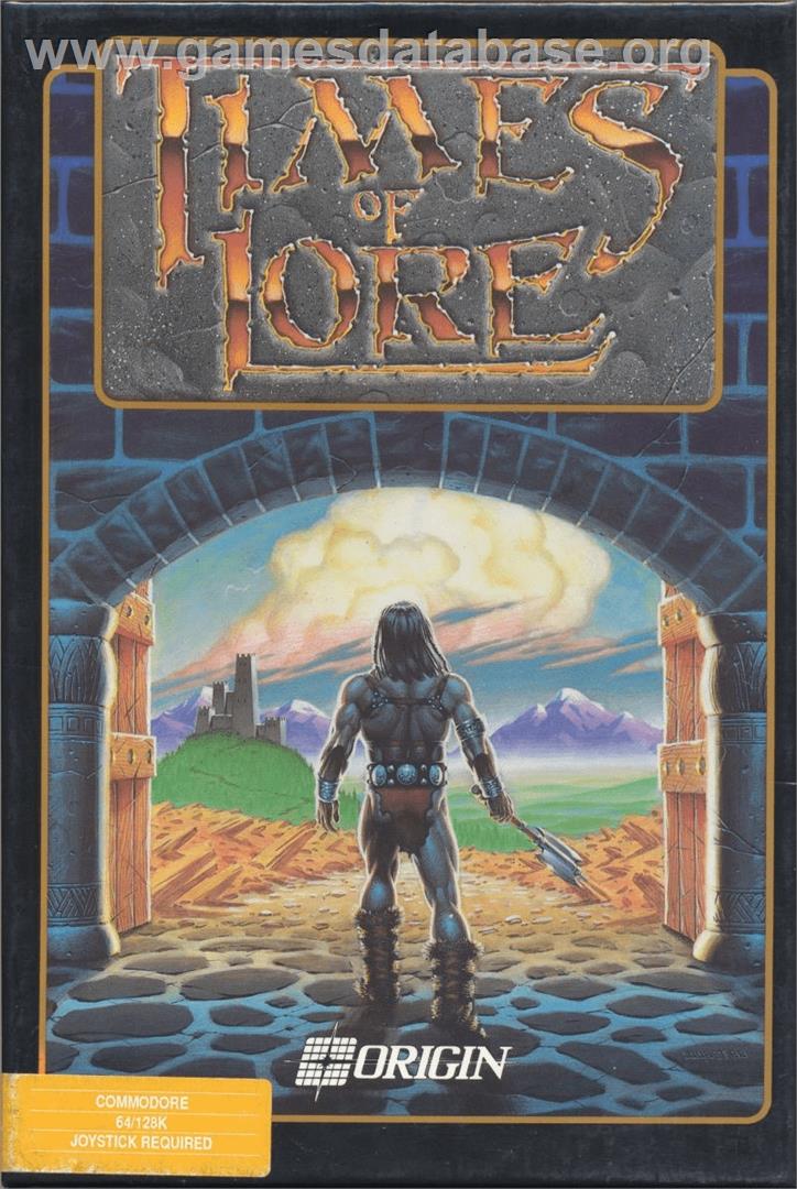 Times Of Lore - Commodore 64 - Artwork - Box