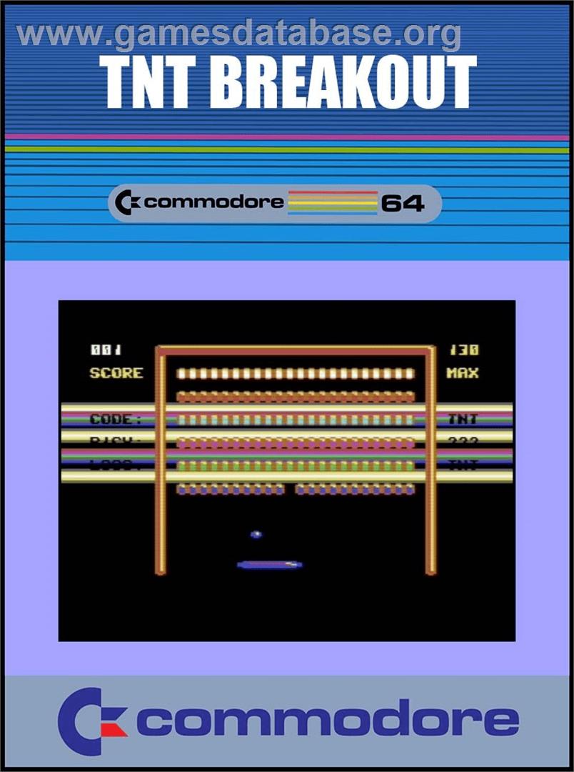 Tnt Breakout - Commodore 64 - Artwork - Box