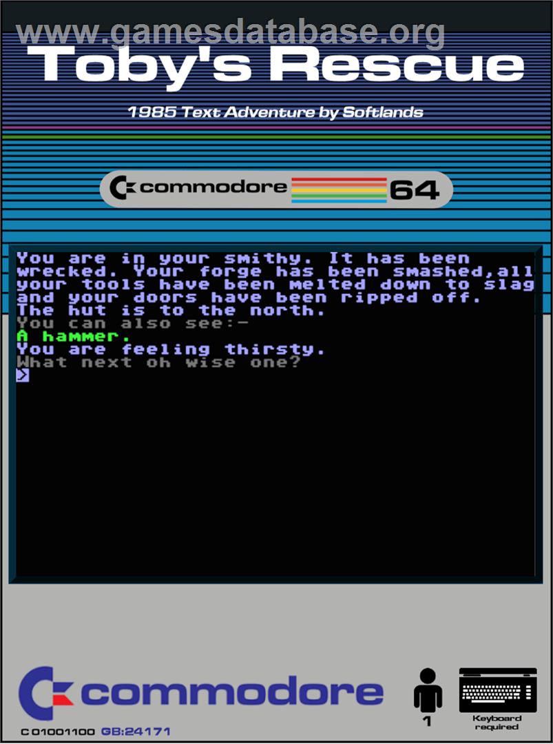 Toby's Rescue - Commodore 64 - Artwork - Box