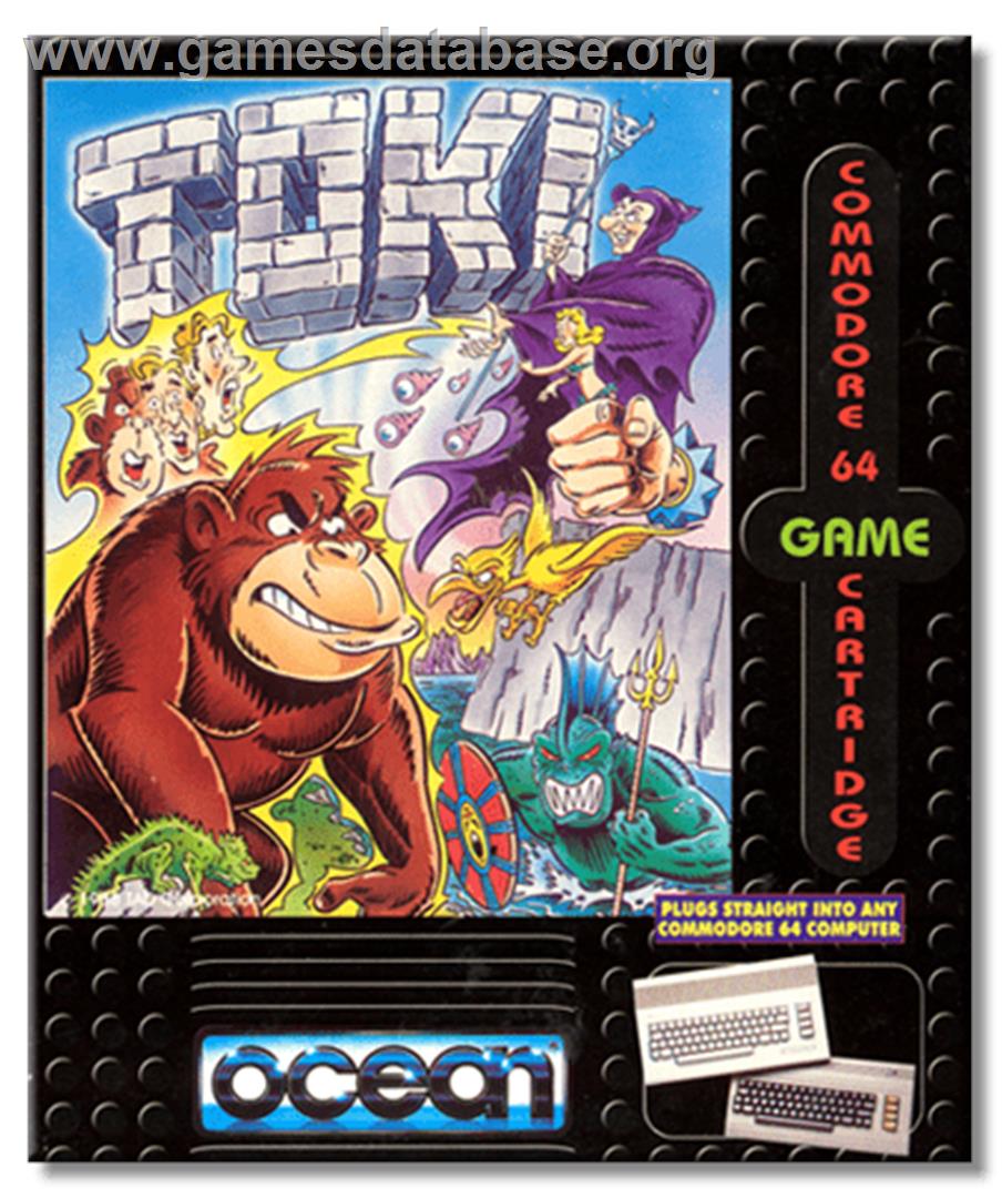 Toki: Going Ape Spit - Commodore 64 - Artwork - Box