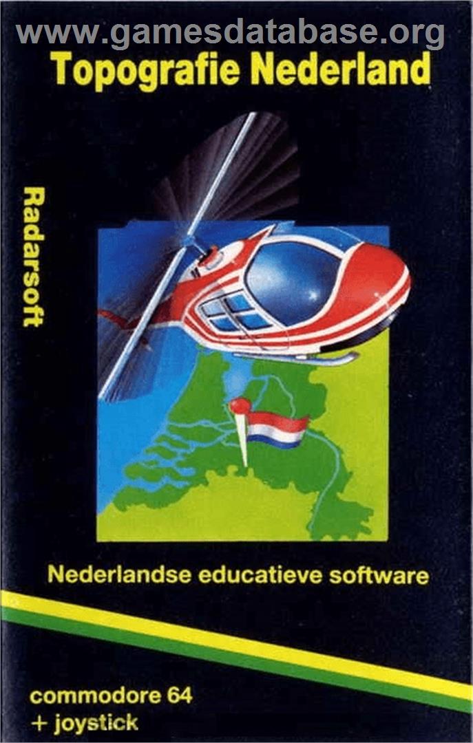 Topografie Nederland (RadarSoft) - Commodore 64 - Artwork - Box