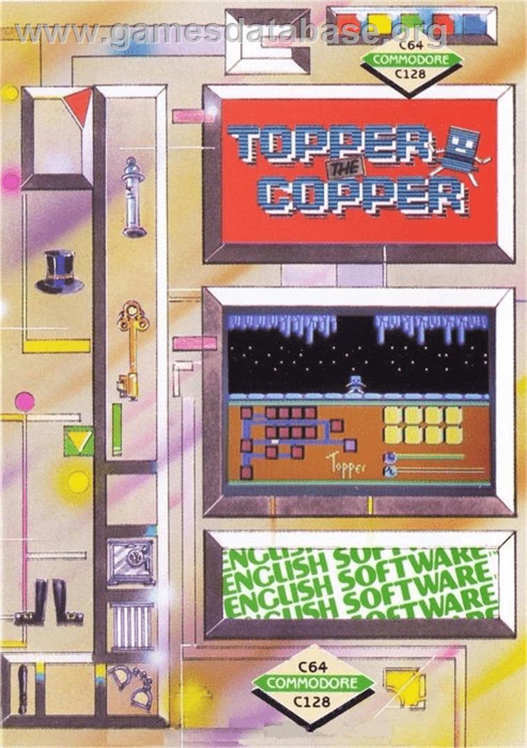 Topper The Copper - Commodore 64 - Artwork - Box