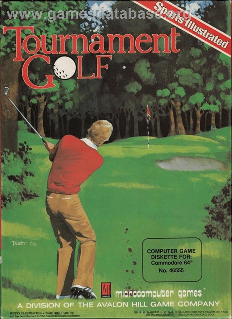 Tournament Golf - Commodore 64 - Artwork - Box