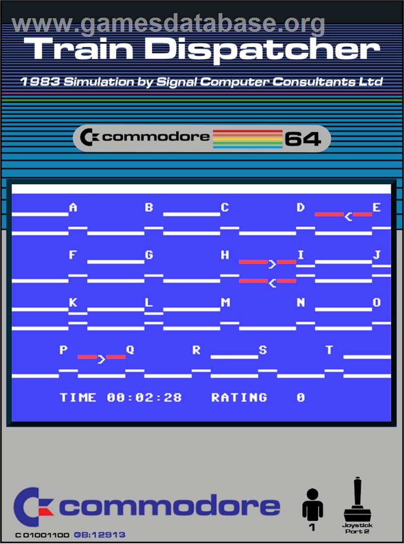 Train Dispatcher - Commodore 64 - Artwork - Box