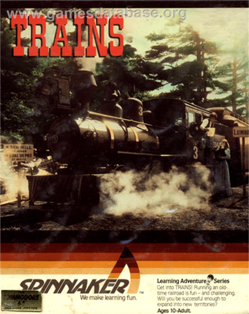 Trains - Commodore 64 - Artwork - Box