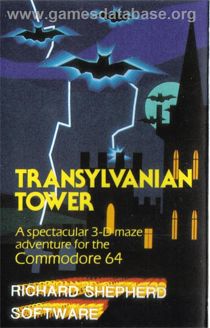 Transylvanian Tower - Commodore 64 - Artwork - Box