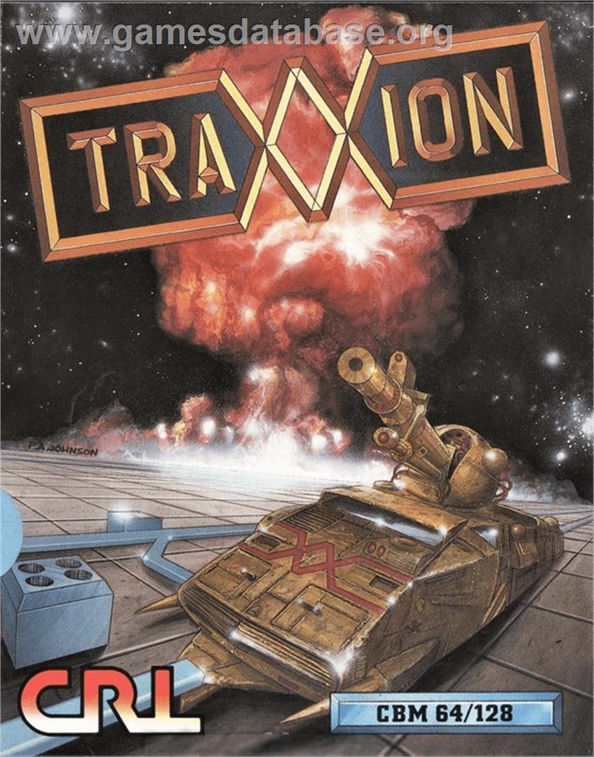 Traxxion - Commodore 64 - Artwork - Box