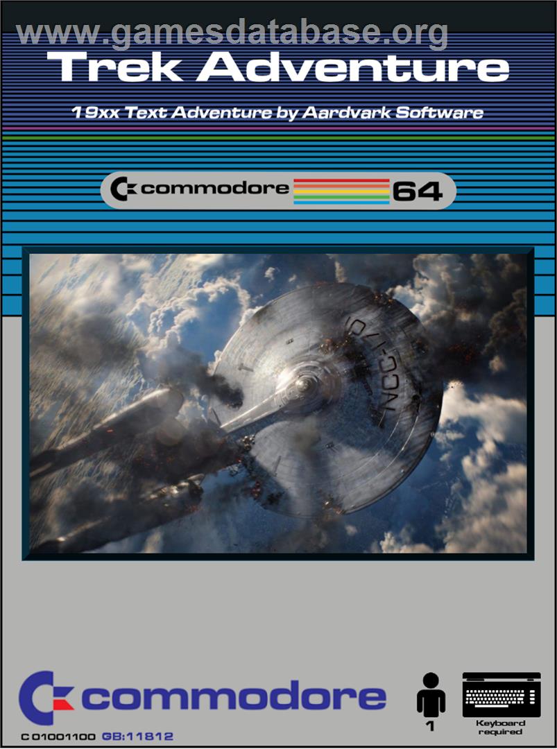 Trek Adventure - Commodore 64 - Artwork - Box