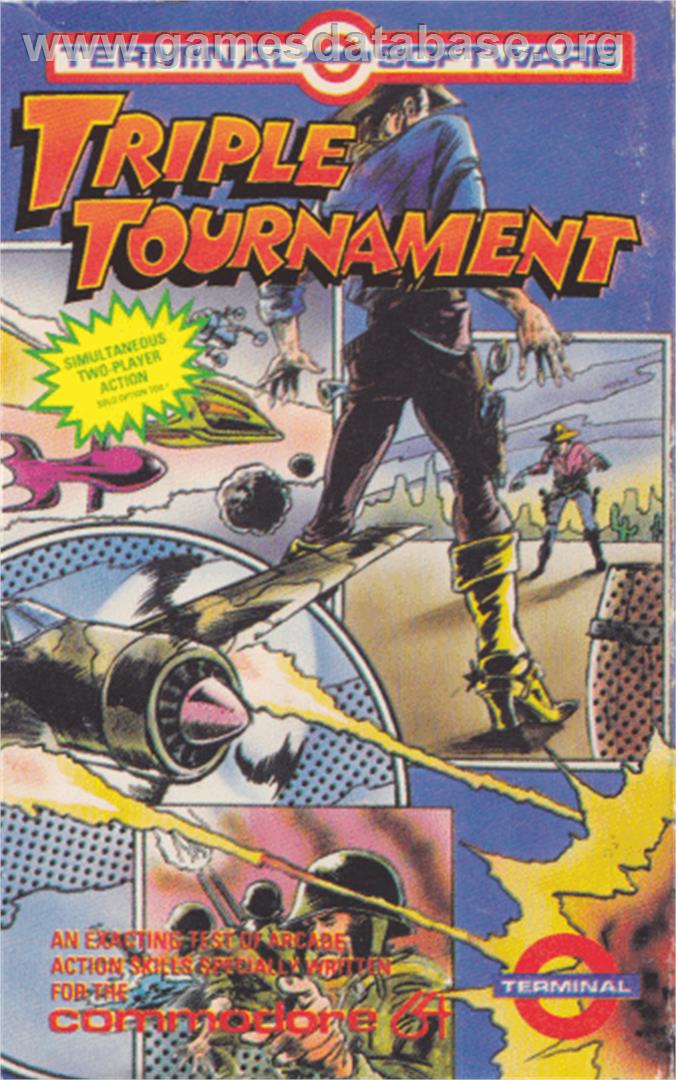 Triple Tournament - Commodore 64 - Artwork - Box