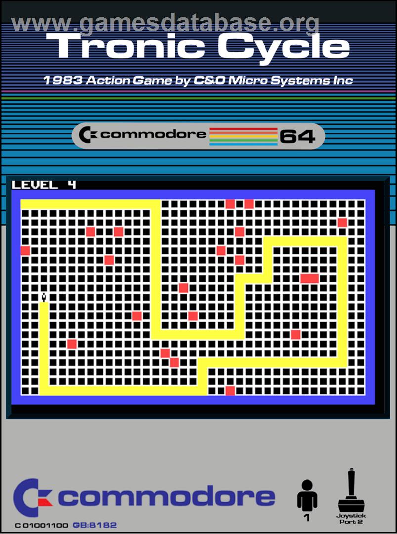 Tronic Cycle - Commodore 64 - Artwork - Box