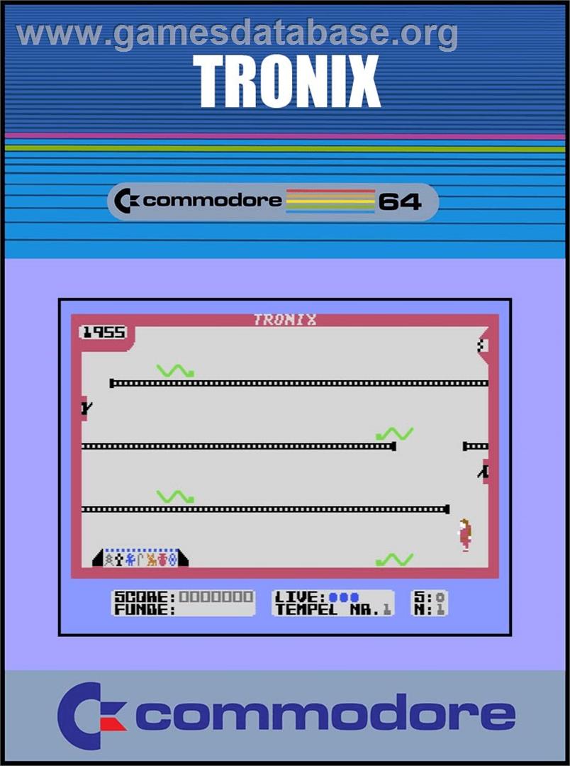 Tronik - Commodore 64 - Artwork - Box