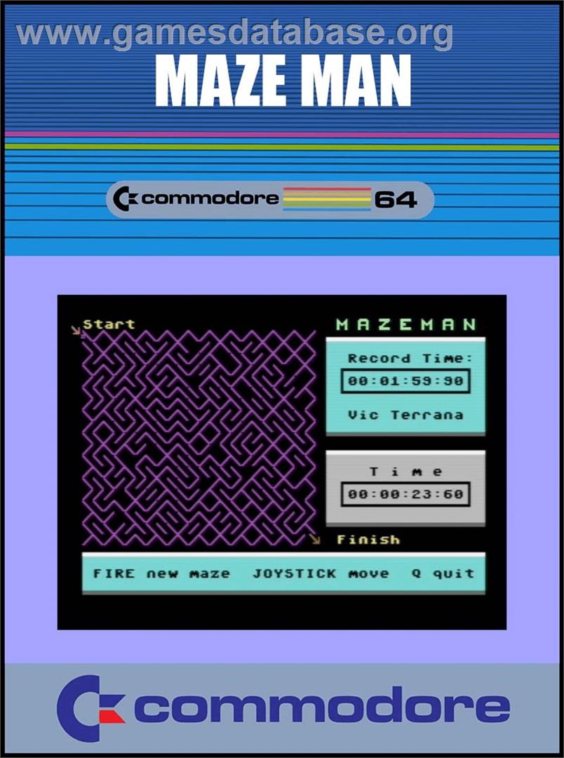 Tsi Maze Man - Commodore 64 - Artwork - Box