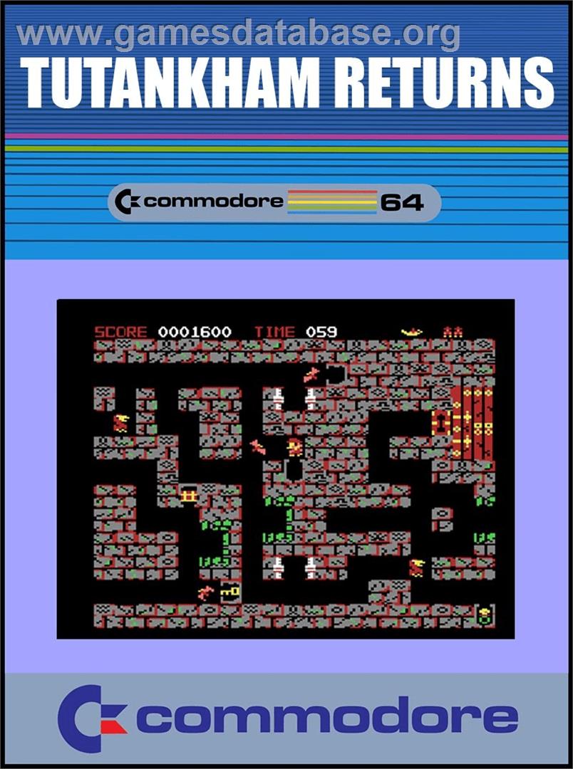 Tutankham Returns - Commodore 64 - Artwork - Box