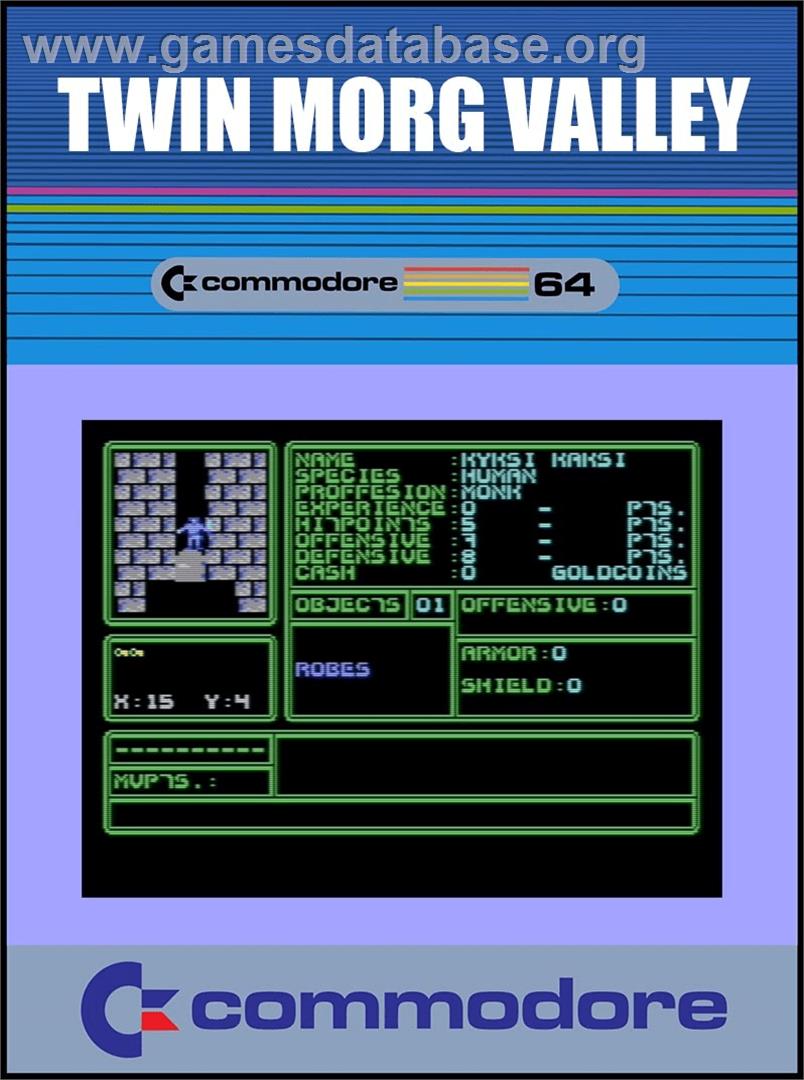Twin Morg Valley - Commodore 64 - Artwork - Box