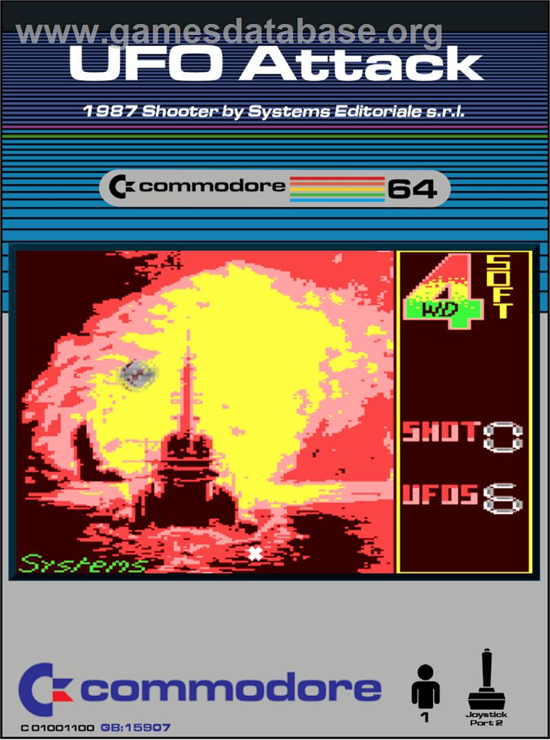 Ufo Attack - Commodore 64 - Artwork - Box