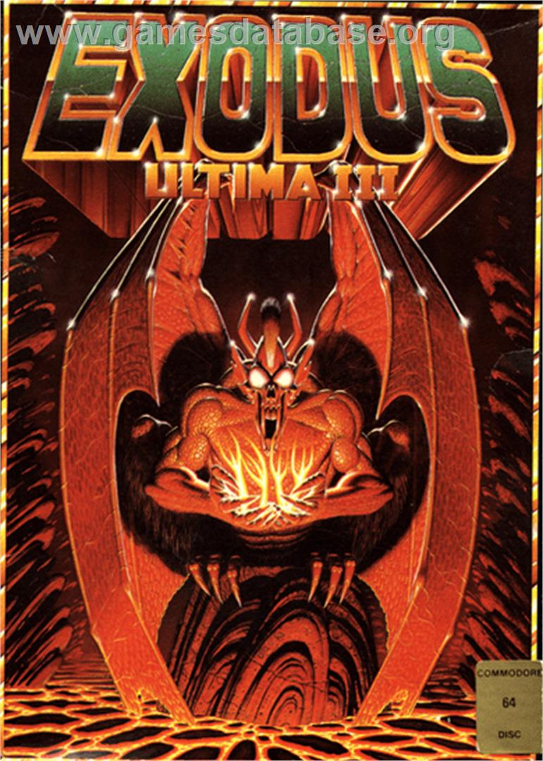 Ultima III: Exodus - Commodore 64 - Artwork - Box