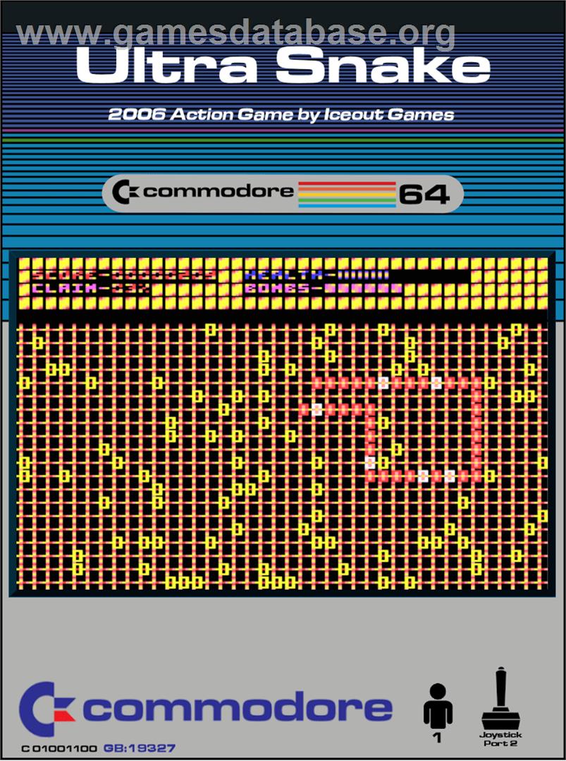 Ultra Snake - Commodore 64 - Artwork - Box