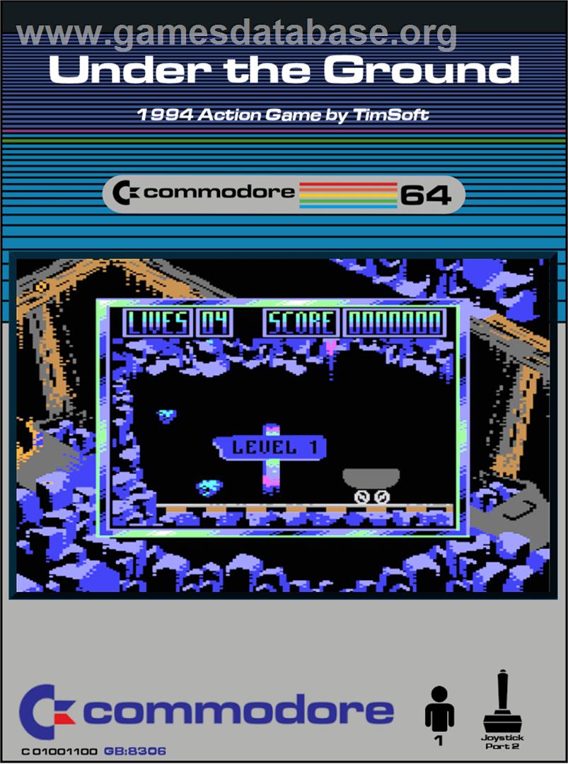 Under The Ground - Commodore 64 - Artwork - Box