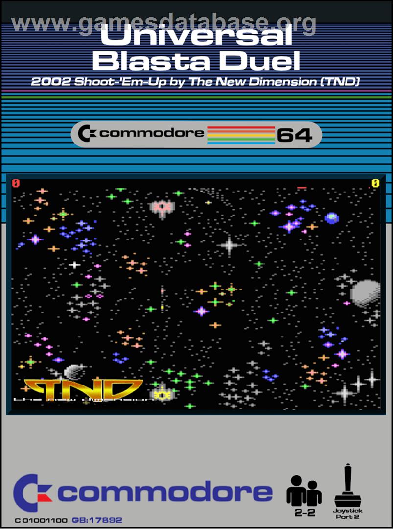 Universal Blasta Duel - Commodore 64 - Artwork - Box