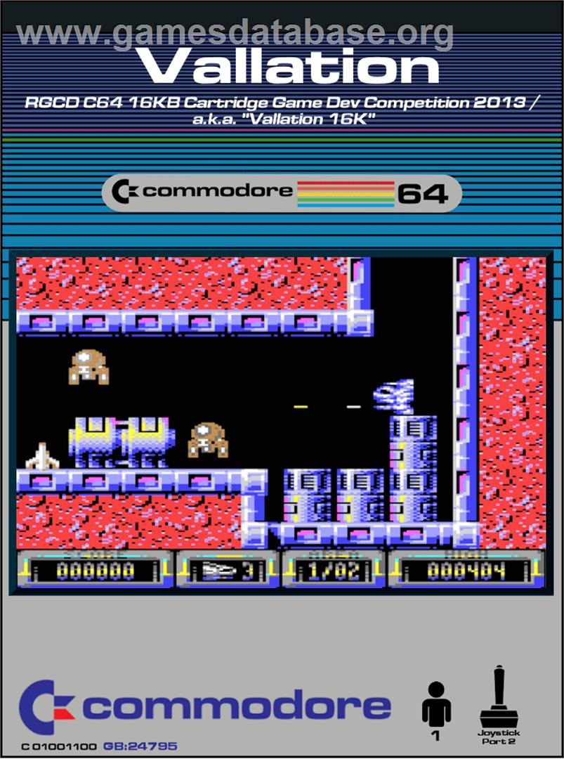 Vallation - Commodore 64 - Artwork - Box